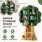 Costway Tree Bookcase Kids 6-Tier Toy Storage Organizer with Open Storage Shelves